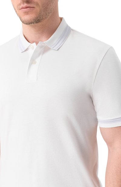 Хлопковое поло BOSS, арт. 50554529, фото 5