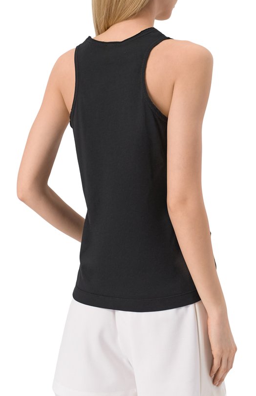 Хлопковая майка Pinko 105269/A2ME Чёрный  105269/A2ME Фото 4
