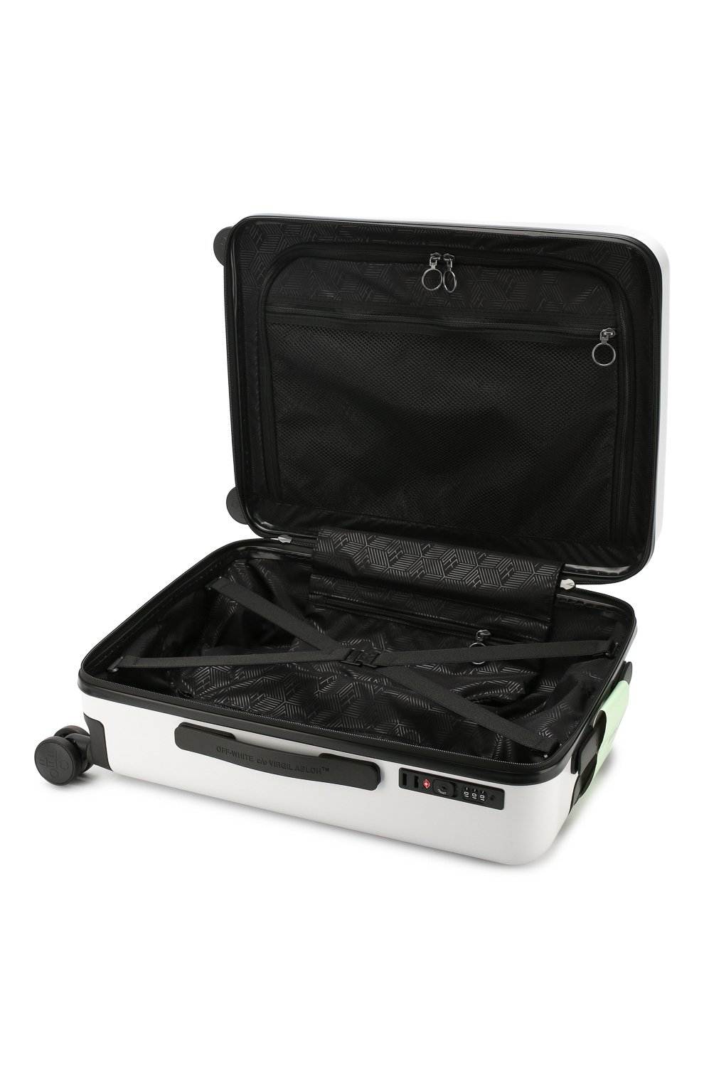 Дорожный чемодан OFF-WHITE белого цвета по цене 89950 руб., арт. 0WNG001E19F611170101, фото 3 Дорожный чемодан OFF-WHITE, арт. 0WNG001E19F611170101, фото 3