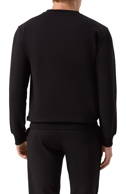 Хлопковый свитшот Moschino A1788/4409 Чёрный  A1788/4409 Фото 4