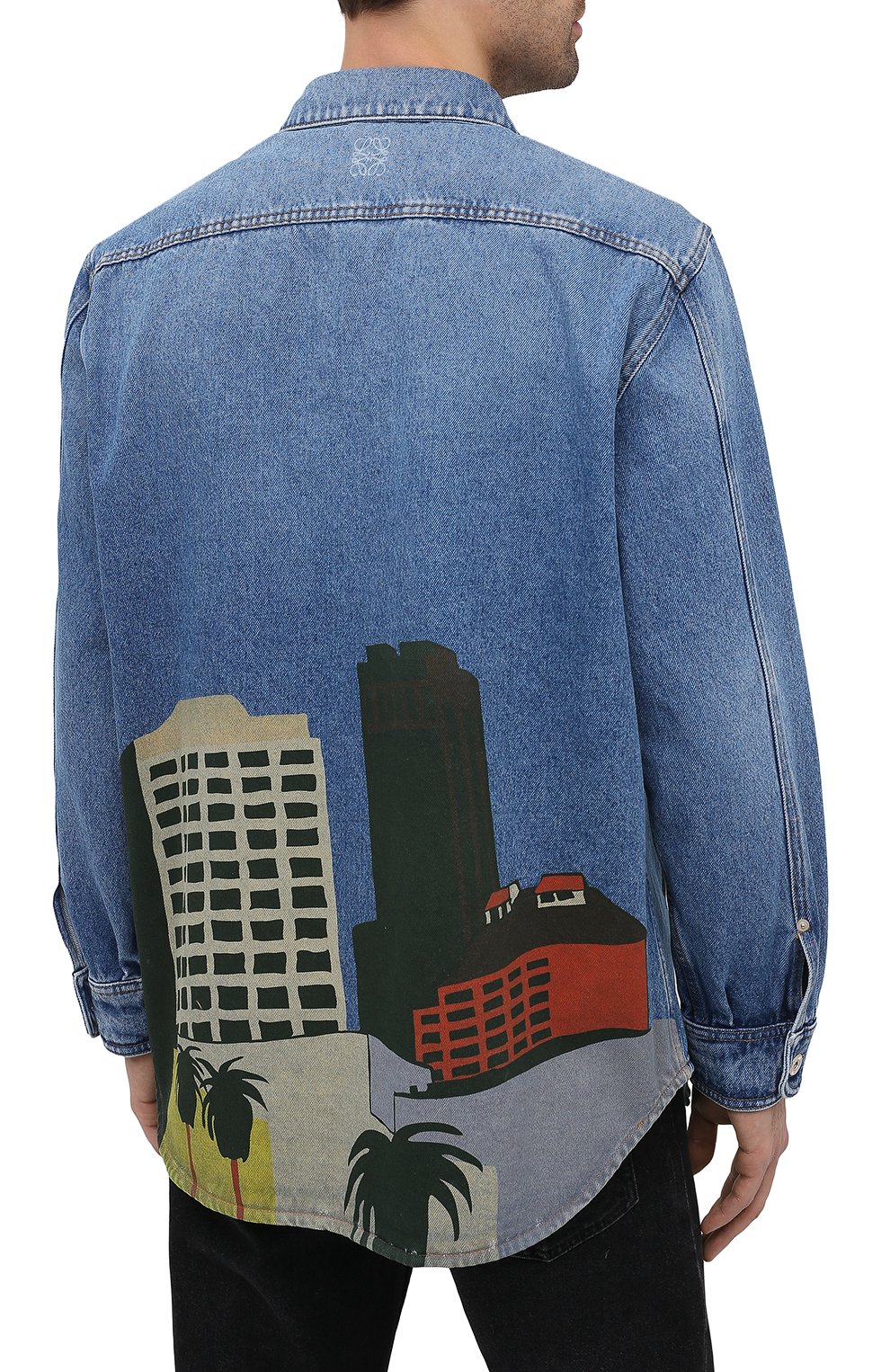 Джинсовая рубашка LOEWE, арт. H897Y02X01, фото 4