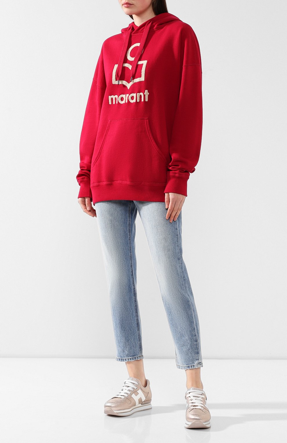 Хлопковое худи ISABEL MARANT ETOILE, арт. SW0031-19A043E/MANSEL, фото 2