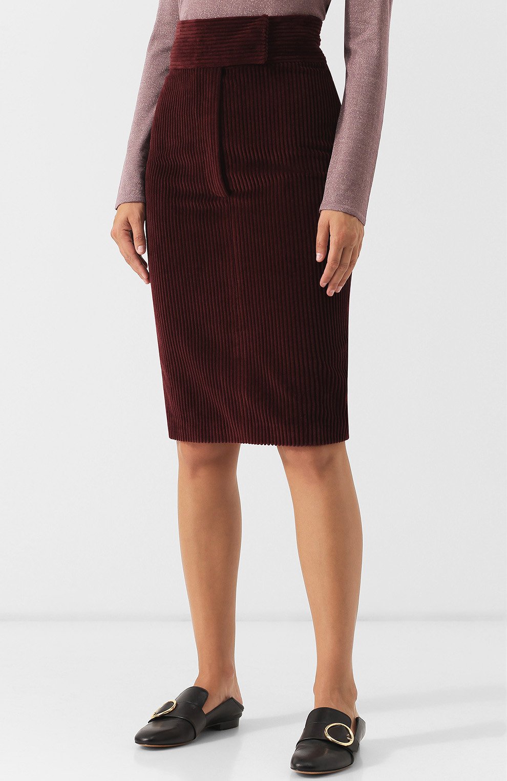 Вельветовая юбка BRUNELLO CUCINELLI, арт. MA107G2729, фото 3