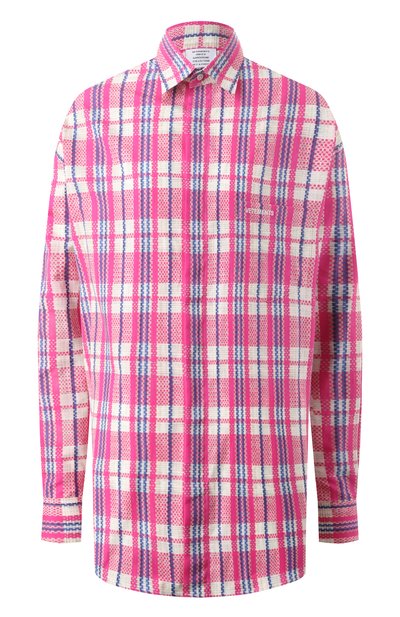 Хлопковая рубашка VETEMENTS, арт. UE54SH380H