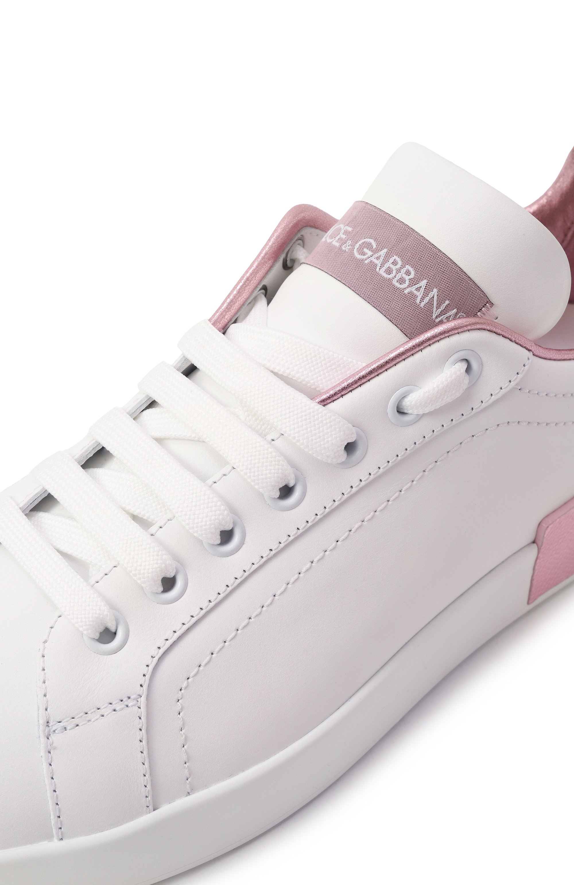 Кожаные кеды portofino DOLCE & GABBANA, арт. CK1544/AX615, фото 6