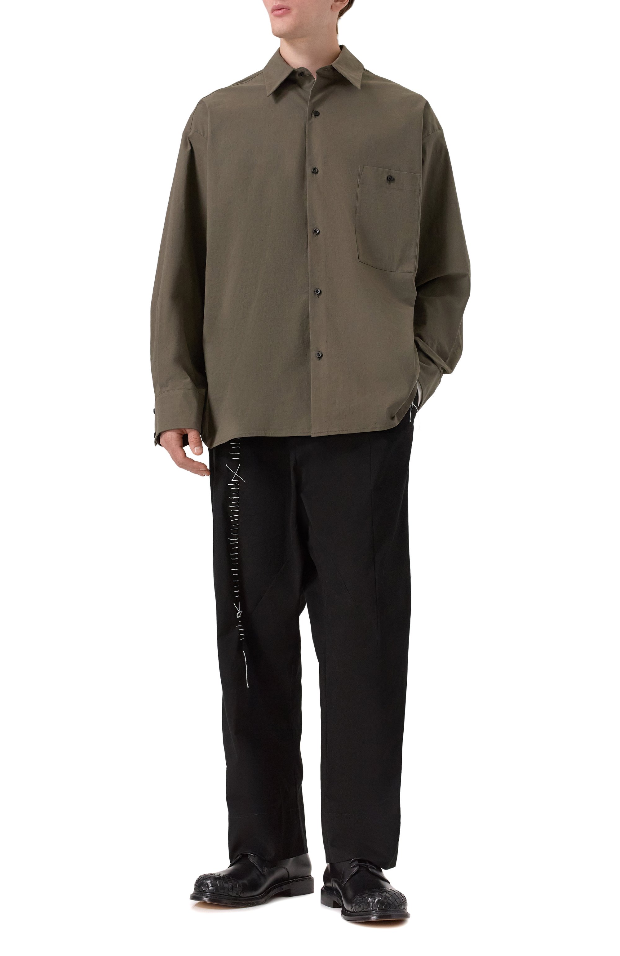 Хлопковая рубашка UMA WANG, арт. W2 M UM1501, фото 2