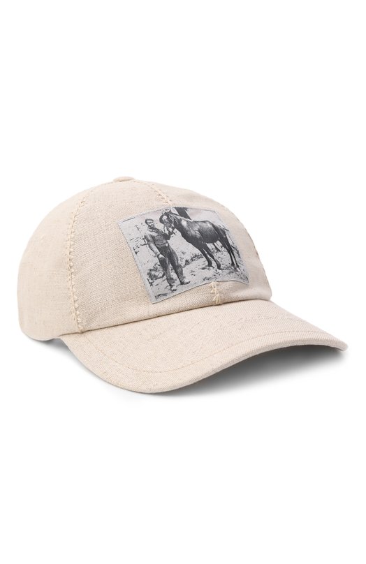 Льняная бейсболка Jacquemus 26EACU00820/AW00094 Кремовый 26EACU00820/AW00094