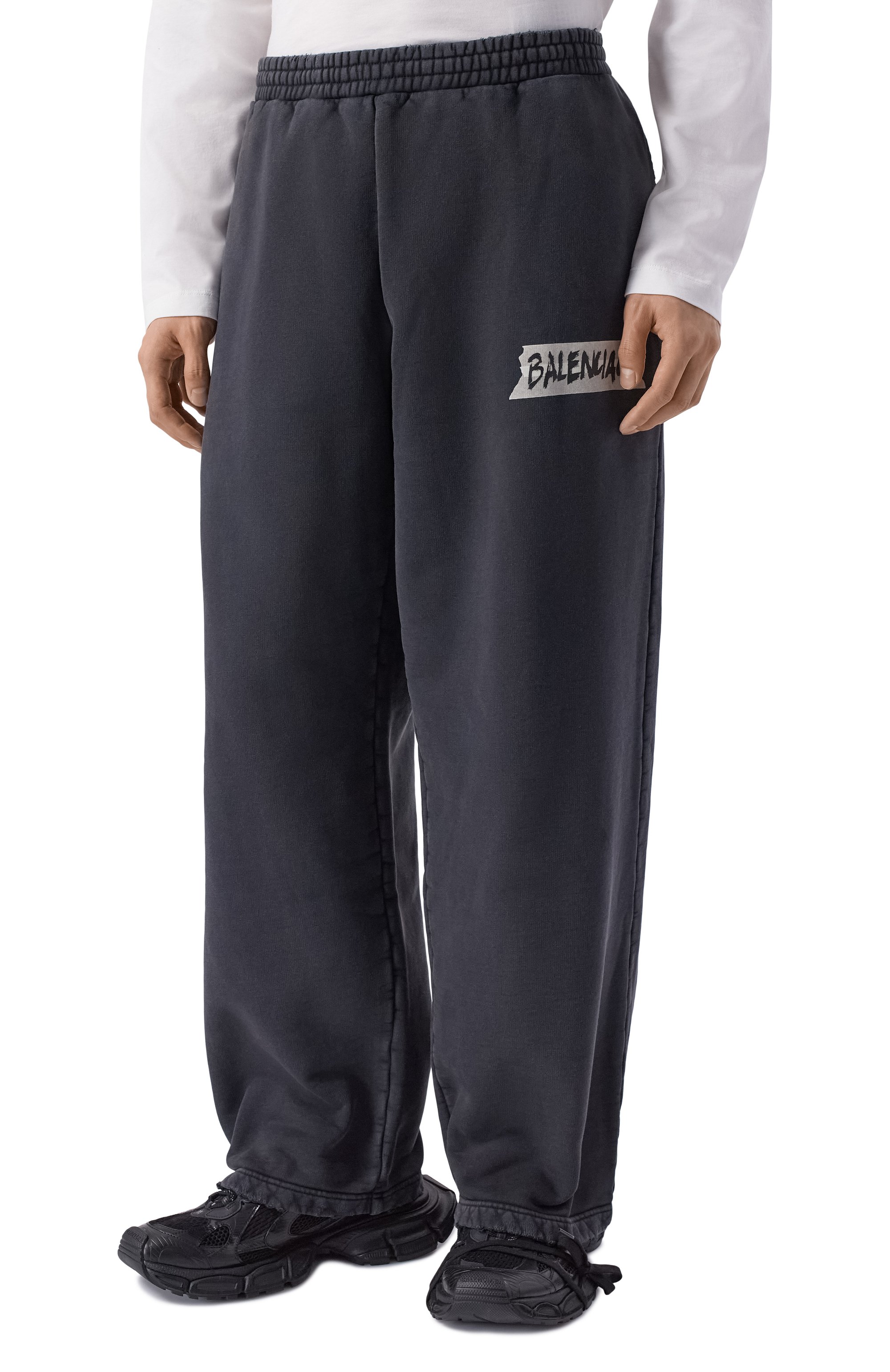 Хлопковые брюки BALENCIAGA, арт. 846917/TTVL8, фото 3
