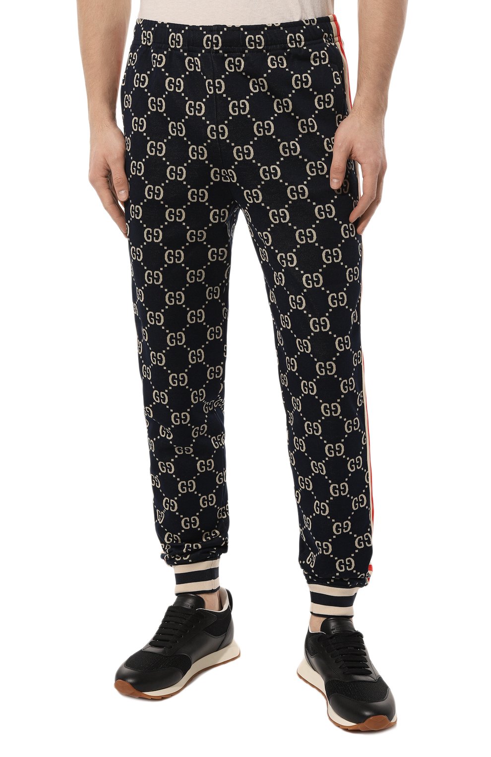 Хлопковые джоггеры GUCCI, арт. 496920 X9V05, фото 3