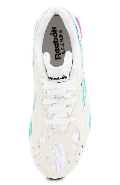 Текстильные кроссовки aztrek REEBOK белого цвета по цене 7370 руб., арт. DV3747, фото 5 Текстильные кроссовки aztrek REEBOK, арт. DV3747, фото 5