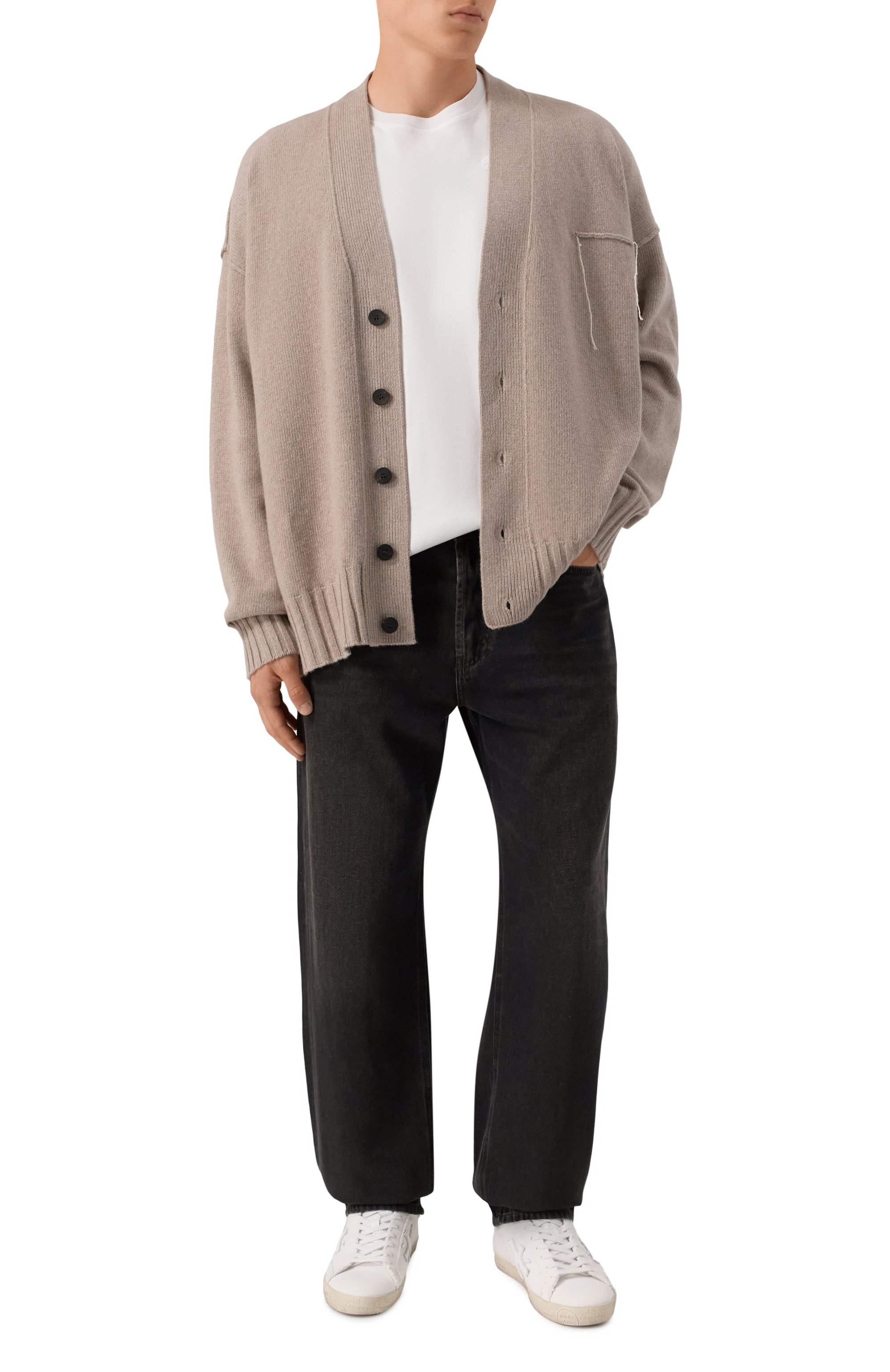 Кардиган из кашемира и шерсти ISABEL BENENATO, арт. UK23F25, фото 2