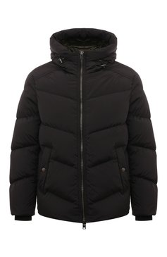 Мужская пуховик WOOLRICH  цвета, арт. CFWOOU0774MRUT3515 | Фото 1 (Мужское Кросс-КТ: пуховик-короткий; Рукава: Длинные; Материал внешний: Синтетический материал; Материал сплава: Проставлено; Материал подклада: Синтетический материал; Драгоценные камни: Проставле�но; Длина (верхняя одежда): Короткие; Материал утеплителя: Пух и перо; Стили: Кэжуэл)