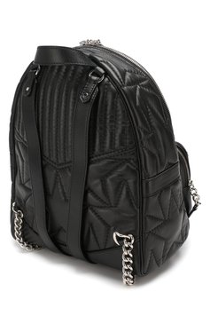 Женский рюкзак helia JIMMY CHOO черного цвета, арт. HELIA BACKPACK/TMN | Фото 3 (Размер: medium; Материал: Натуральная кожа; Материал сплава: Проставлено, Проверено; Статус проверки: Проверено, Проверена категория; Драгоценные камни: Проставлено; Стили: Кэжуэл)