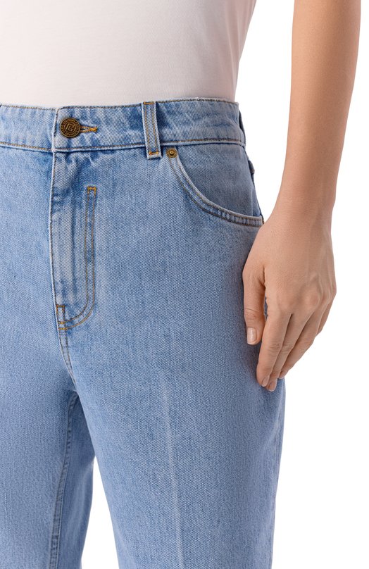 Джинсы Balmain GF1MI070/DG11 Голубой  GF1MI070/DG11 Фото 5