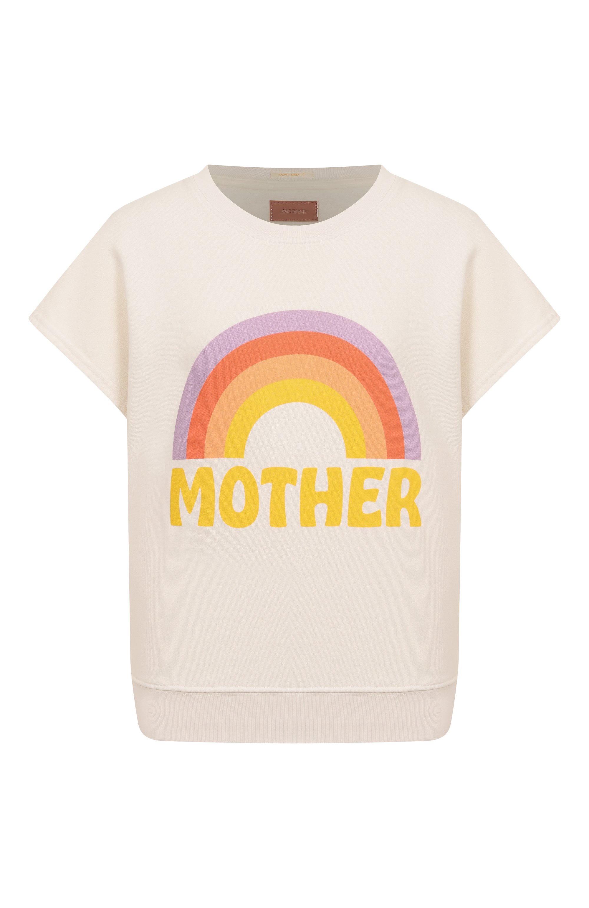 Хлопковый свитшот MOTHER белого цвета по цене 25950 руб., арт. 89342-863, фото 1 Хлопковый свитшот MOTHER, арт. 89342-863, фото 1