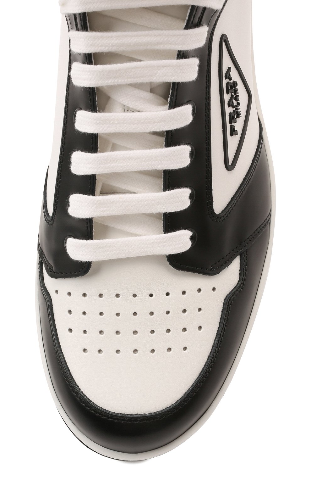 Кожаные кеды PRADA, арт. 2TE182-3LJ6-F0964, фото 6