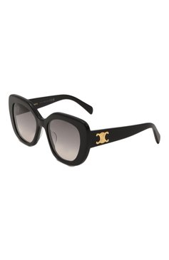 Женские солнцезащитные очки CELINE EYEWEAR черного цвета, арт. CL40226U 01F | Фото 1 (Региональные ограничения белый список (Axapta Mercury): Не проставлено; Нос: Не проставлено; Материал: Пластик; Тип очков: С/з; Очки форма: Квадратные; Оптика Гендер: оптика-женское)