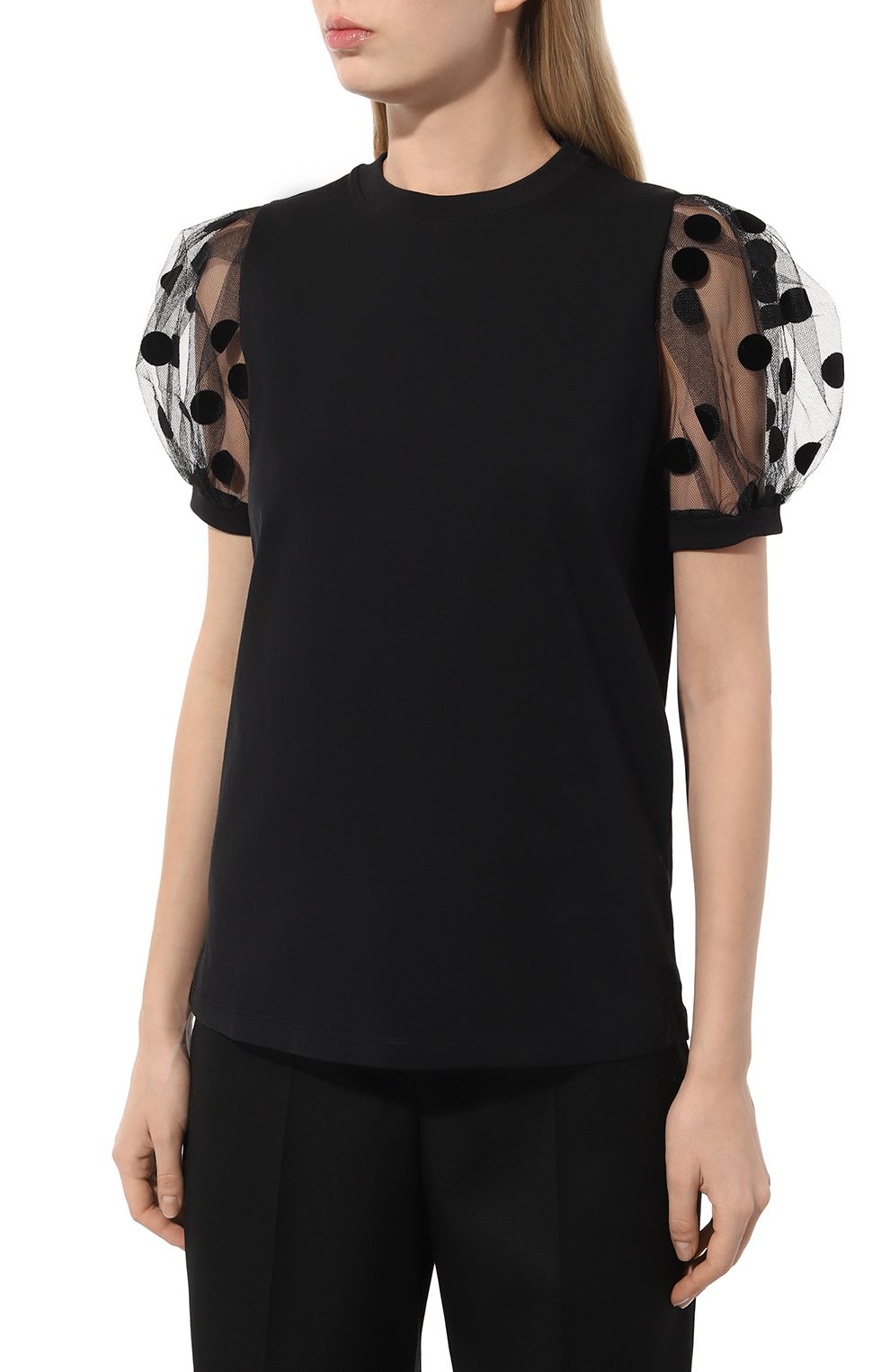 Хлопковый топ NINA RICCI, арт. 23AJT0015C01042, фото 3