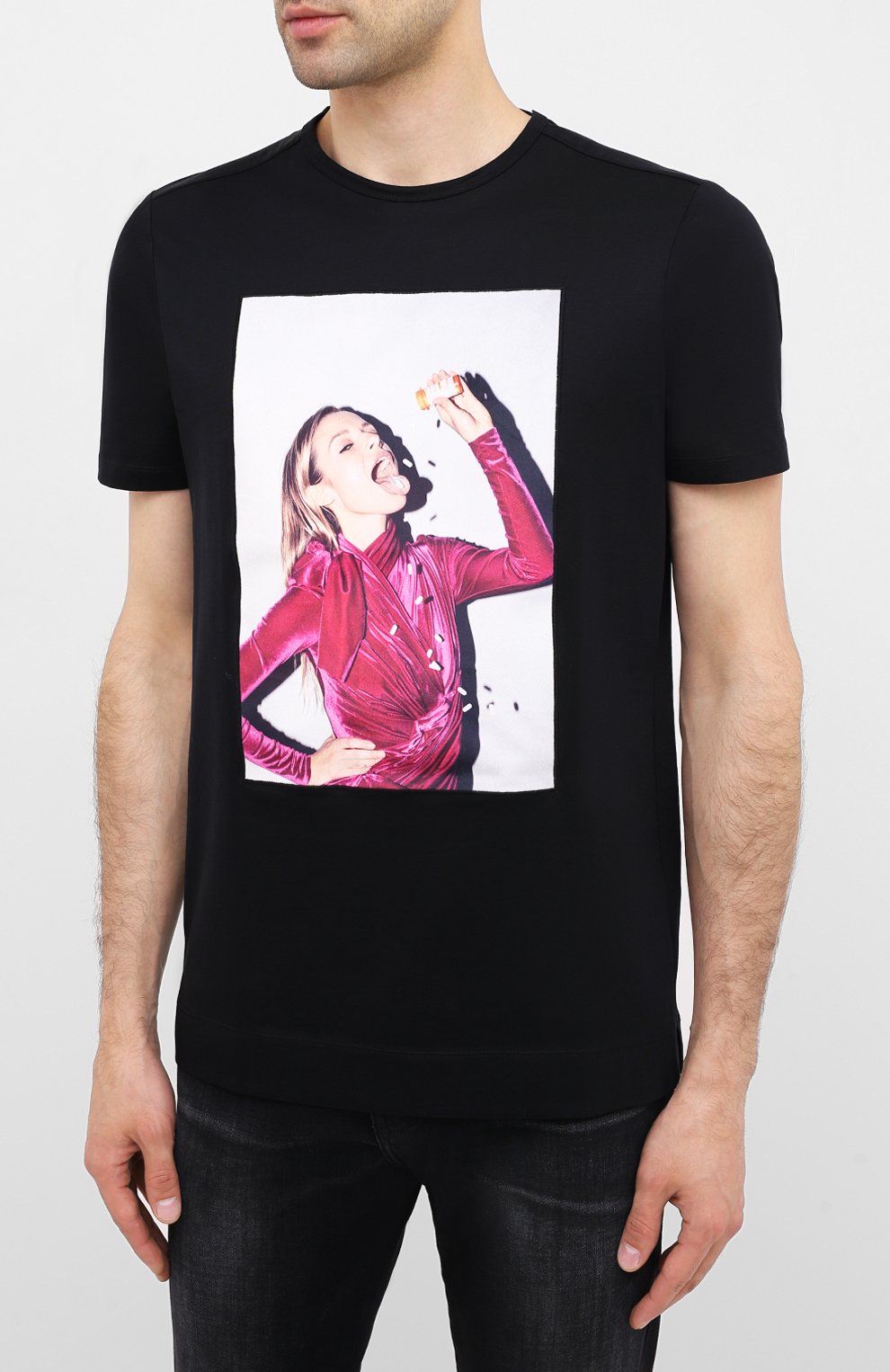 Хлопковая футболка LIMITATO, арт. CALM ME/T-SHIRT REGULAR, фото 3