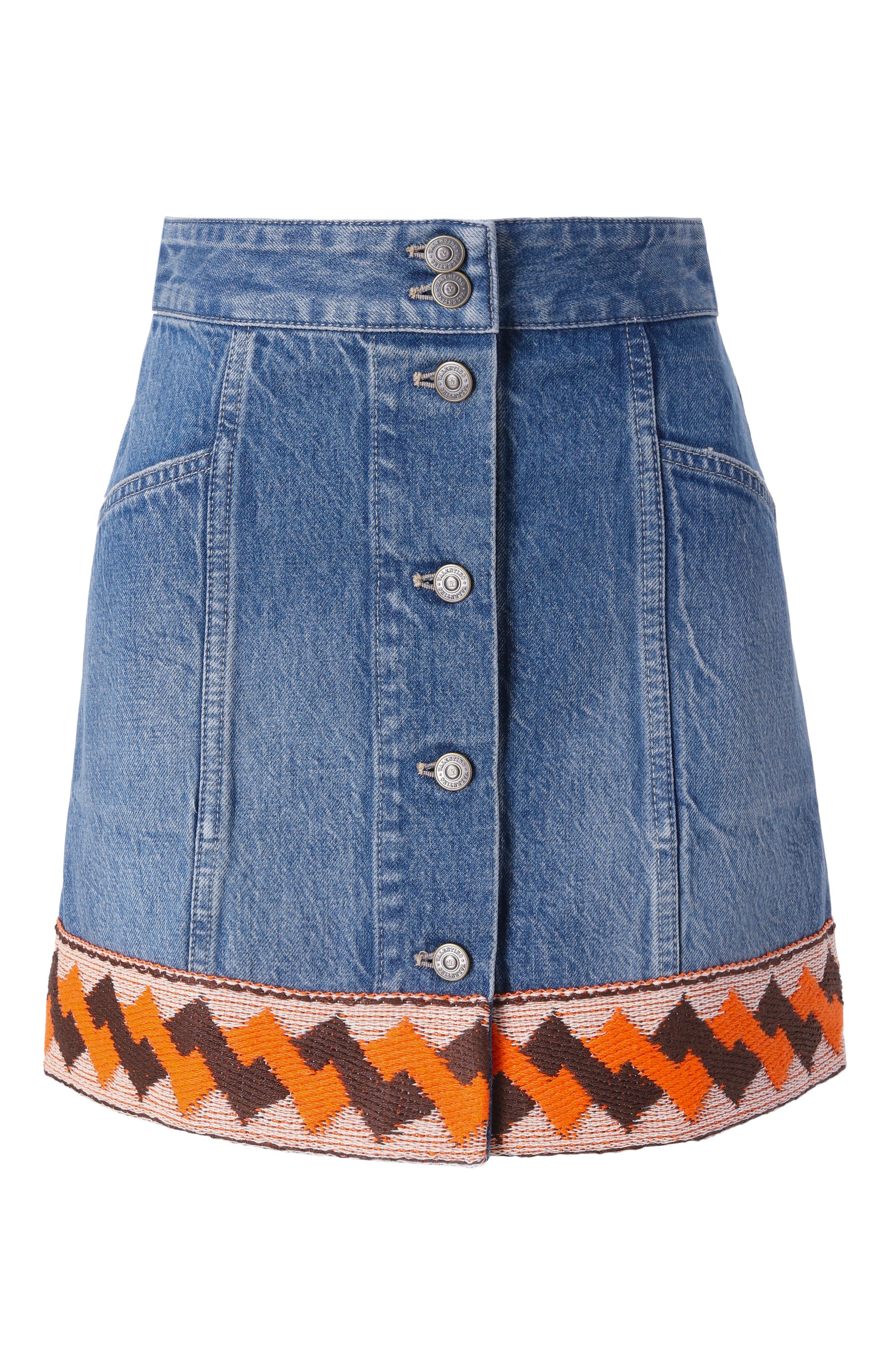 Джинсовая юбка VALENTINO, арт. 6B3DD19Z94U, фото 1