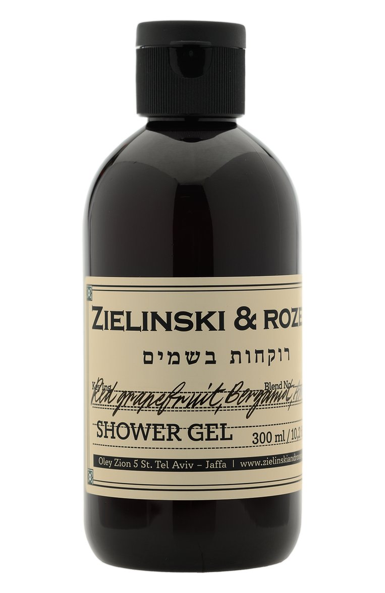 Гель для душа красный грейпфрут, бергамот, амбра (300ml) ZIELINSKI&ROZEN, арт. 7290116441047, фото 1