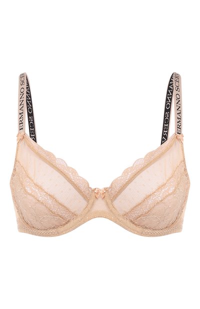 Женский кружевной бюстгальтер с логотипом бренда ERMANNO SCERVINO, арт. D334Y313CLCI