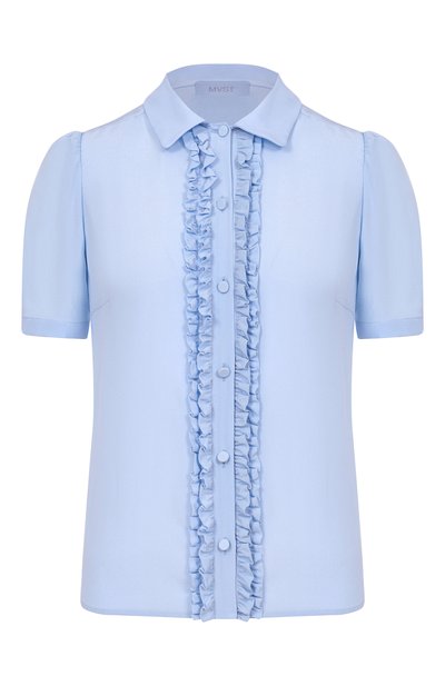 Женская шелковая блузка MVST, арт. M26.2PW.B019/F090 CREP0N