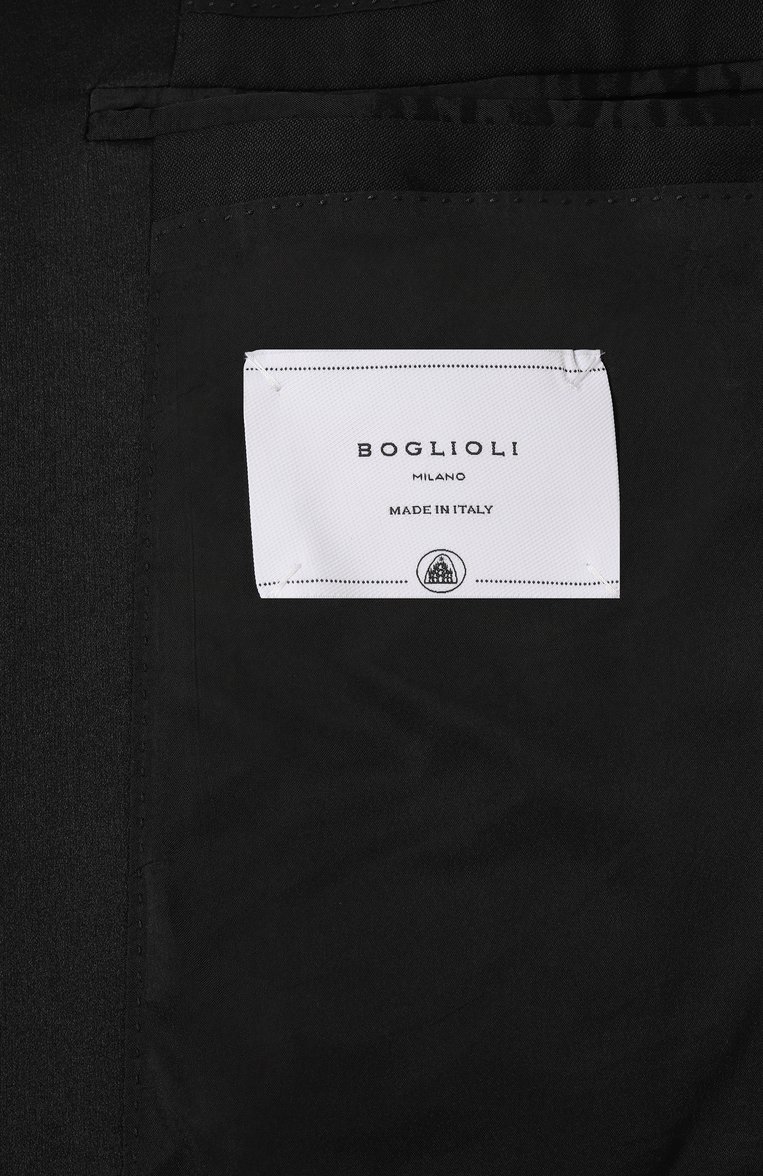 Мужской шерстяной смокинг BOGLIOLI черного цвета, арт. Y7902A/SA0001_SET | Фото 7 (Материал внешний: Шерсть; Рукава: Длинные; Костюмы М: Однобортный; Стили: Классический)