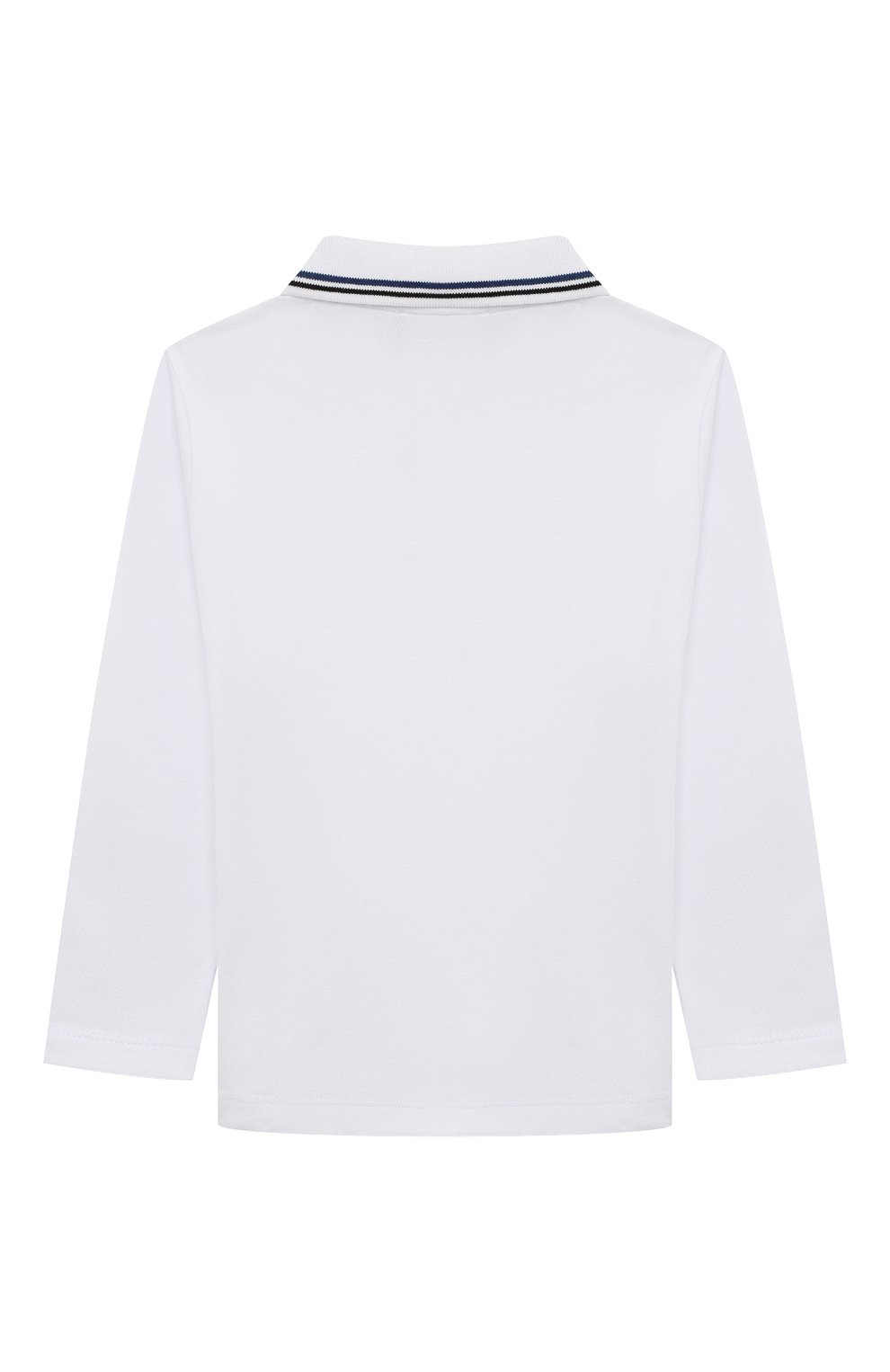 Хлопковое поло EMPORIO ARMANI белого цвета по цене 10600 руб., арт. 8N4FB5/1JPTZ, фото 2 Хлопковое поло EMPORIO ARMANI, арт. 8N4FB5/1JPTZ, фото 2