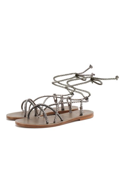 Кожаные сандалии BRUNELLO CUCINELLI, арт. MZR0C1737, фото 1