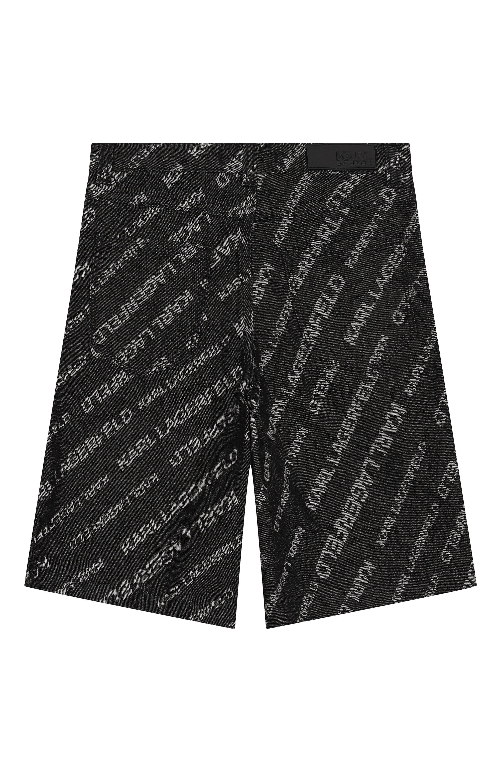 Джинсовые шорты KARL LAGERFELD KIDS, арт. Z30415, фото 2