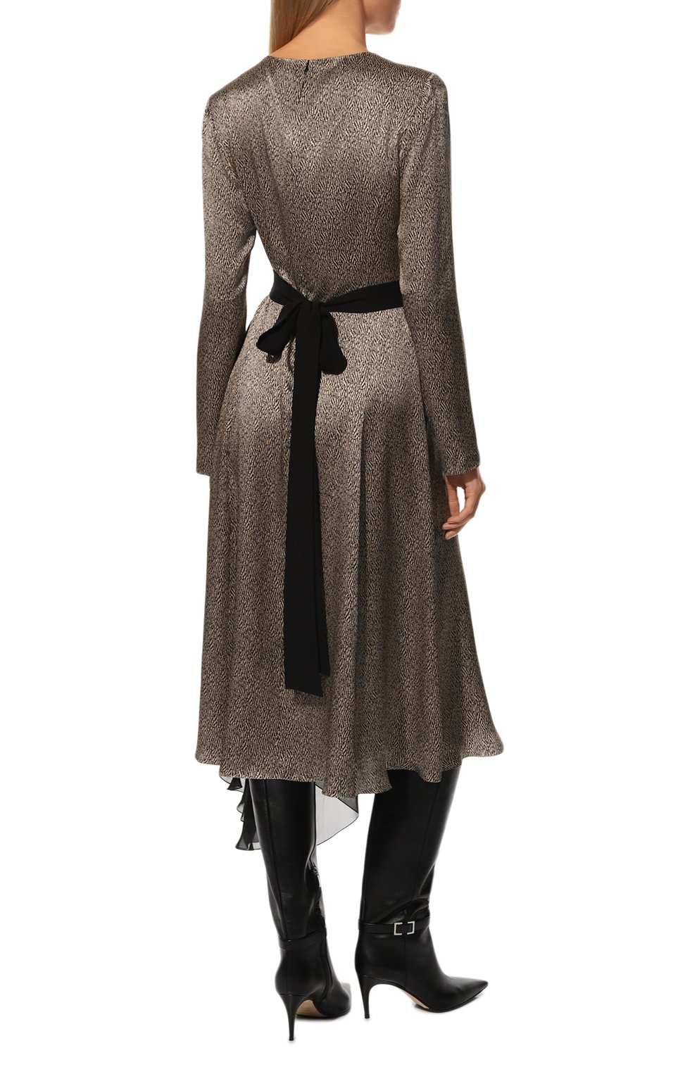 Шелковое платье CHAPURIN золотого цвета по цене 156250 руб., арт. D5/19162/27514-м/FW22-23, фото 4 Шелковое платье CHAPURIN, арт. D5/19162/27514-м/FW22-23, фото 4