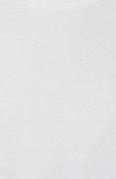 Женская хлопковая футболка WINDSOR белого цвета, арт. 52 DT901/10012442 | Фото 5 (Принт: Без принта; Рукава: Короткие; Длин�а (для топов): Стандартные; Материал сплава: Проставлено; Материал внешний: Хлопок; Драгоценные камни: Проставлено; Стили: Кэжуэл)