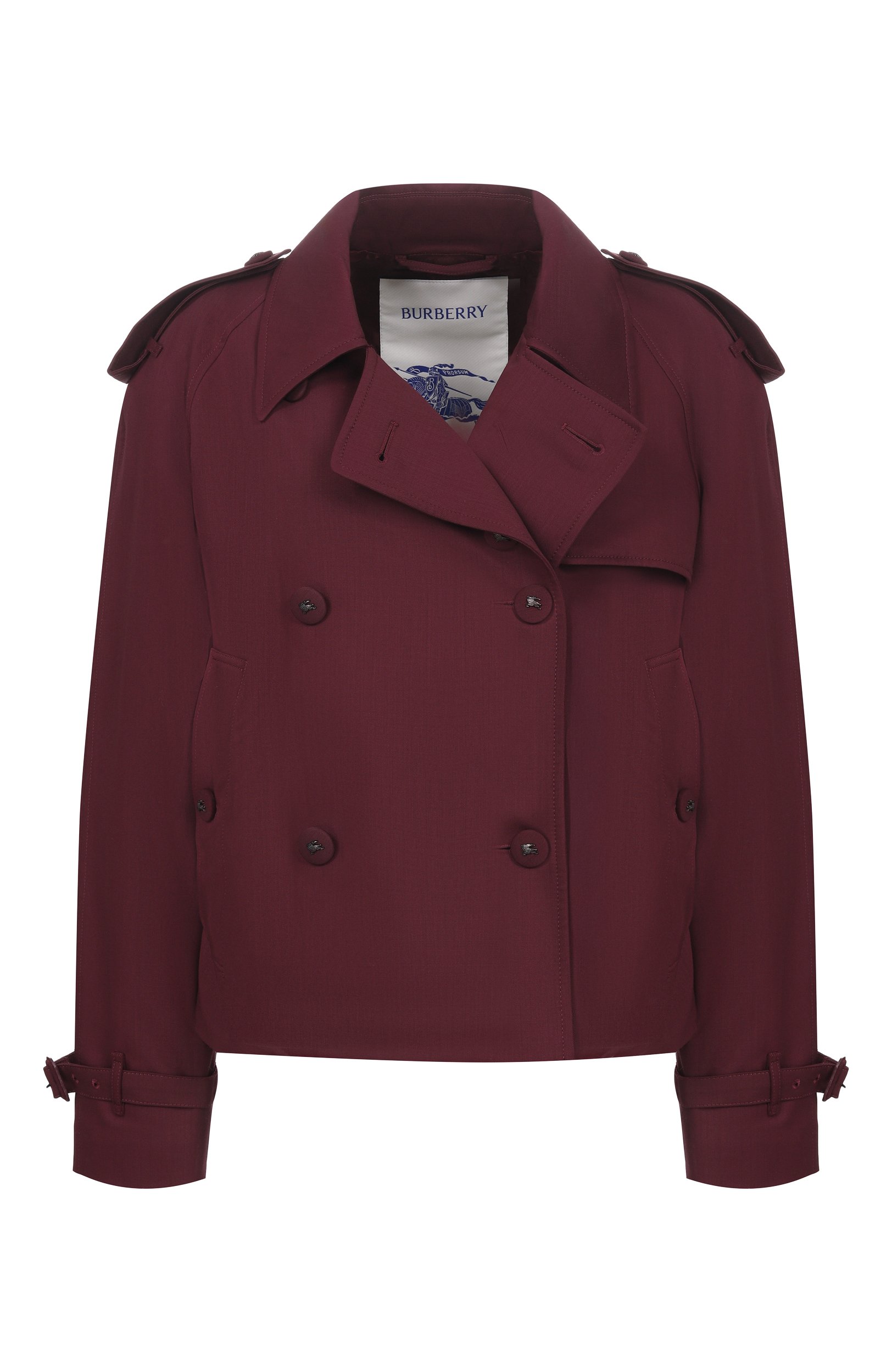Шерстяной тренч BURBERRY, арт. 8128368, фото 1