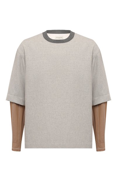 Мужской комбинированный свитшот DRIES VAN NOTEN, арт. 242-020746-9261