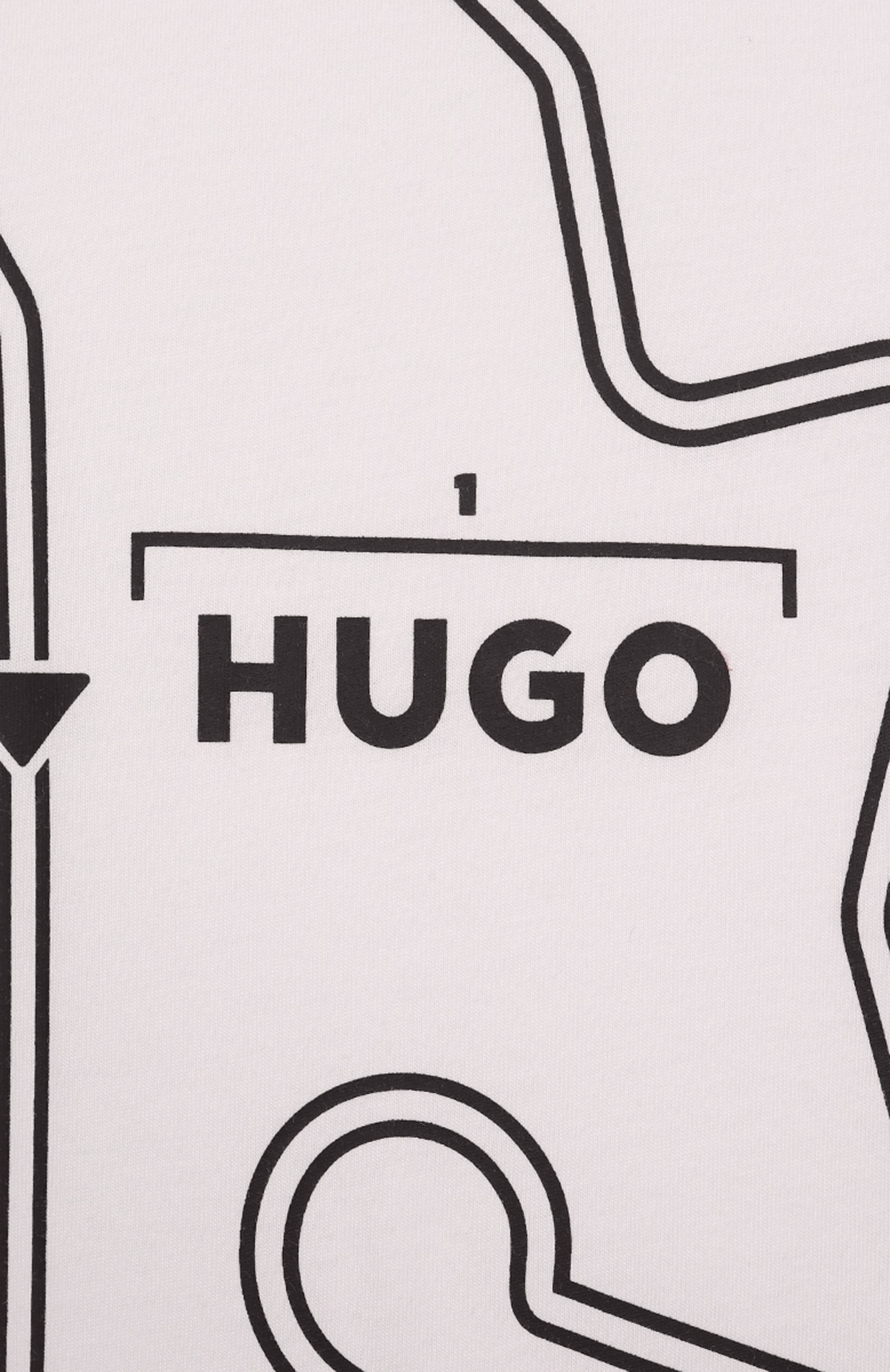 Хлопковая футболка HUGO, арт. 50531757, фото 6