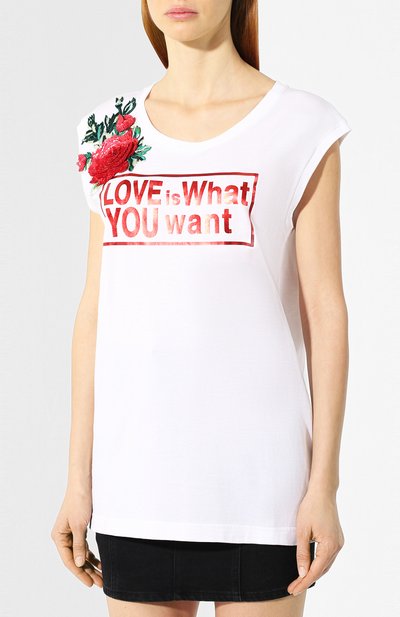 Хлопковая футболка DOLCE & GABBANA, арт. F8H67Z/G7RDH, фото 3