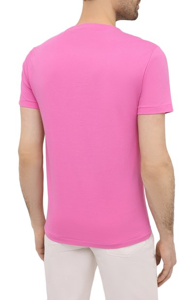 Хлопковая футболка POLO RALPH LAUREN, арт. 710671438, фото 4