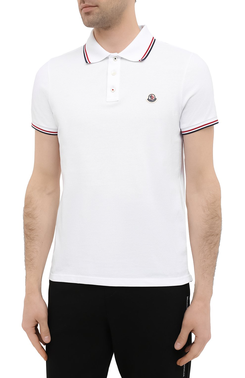 Хлопковое поло MONCLER, арт. G1-091-8A703-00-84556, фото 3