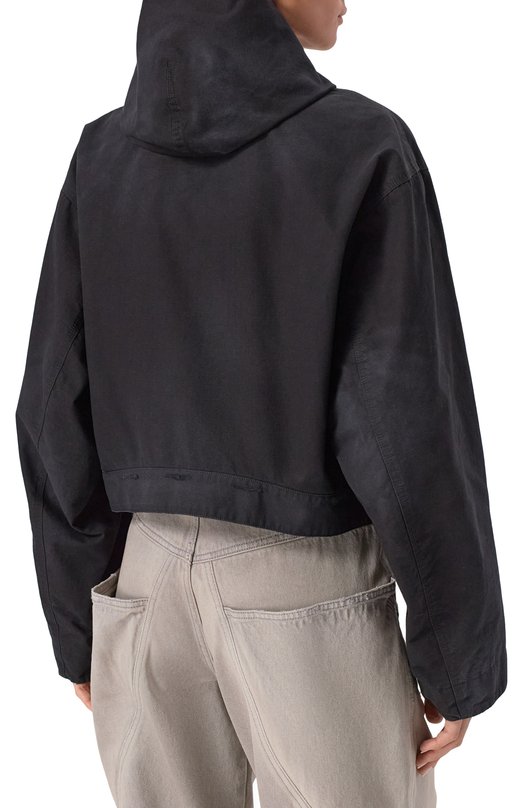 Хлопковая куртка Balenciaga 839086/TQP13 Чёрный  839086/TQP13 Фото 4