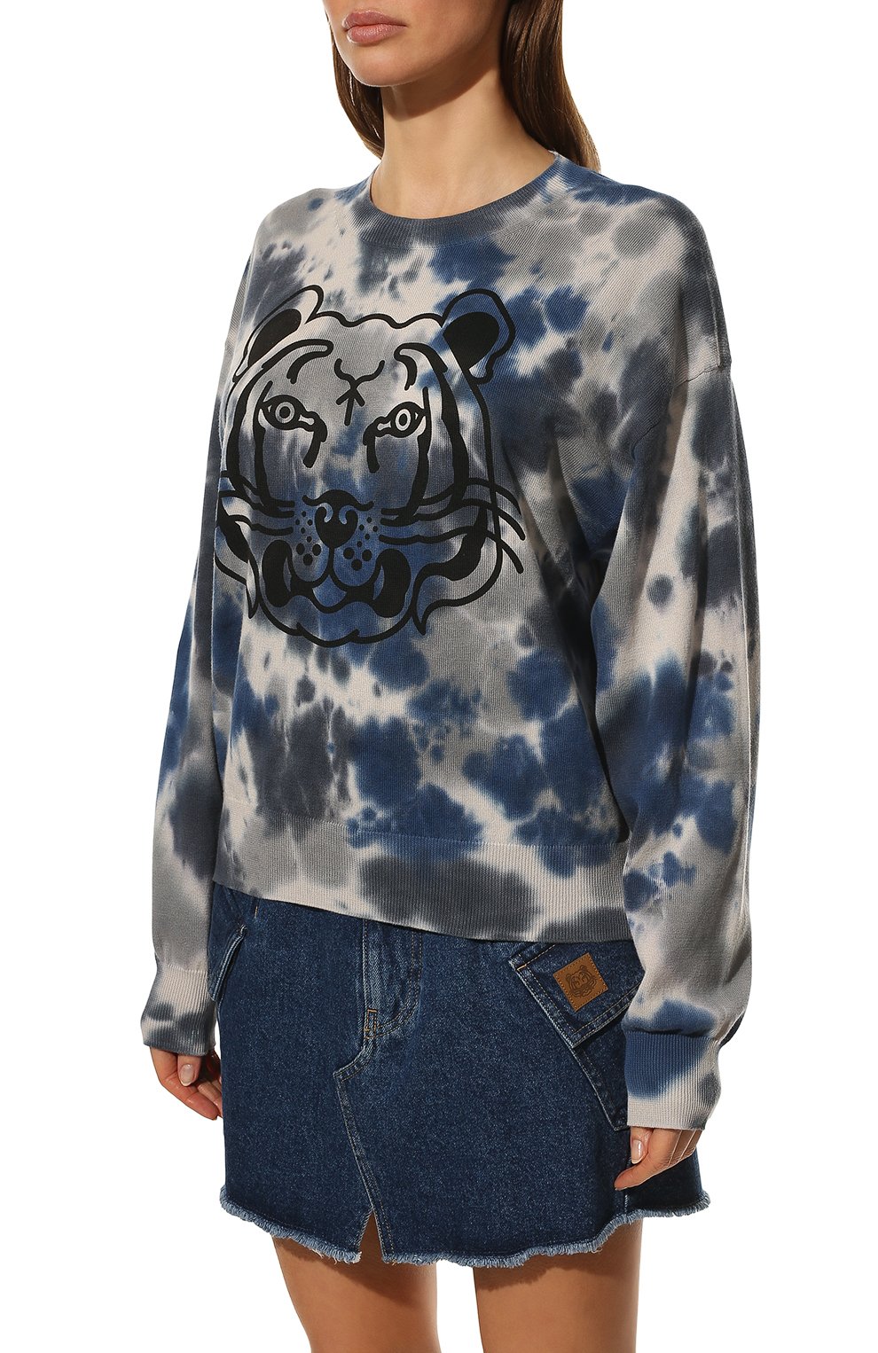 Хлопковый свитшот KENZO, арт. FC52PU6933TE, фото 3