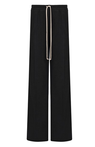 Мужские брюки из хлопка и шерсти RICK OWENS, арт. RU02F4378/FLM