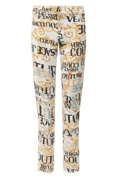 Женские джинсы с принтом VERSACE JEANS COUTURE, арт. A1HUA0J0-UDP504C/SH13V