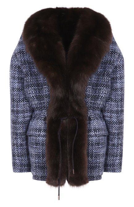 Женская кашемировая куртка с отделкой из меха норки MVST, арт. M25.1MW.0001N/13441