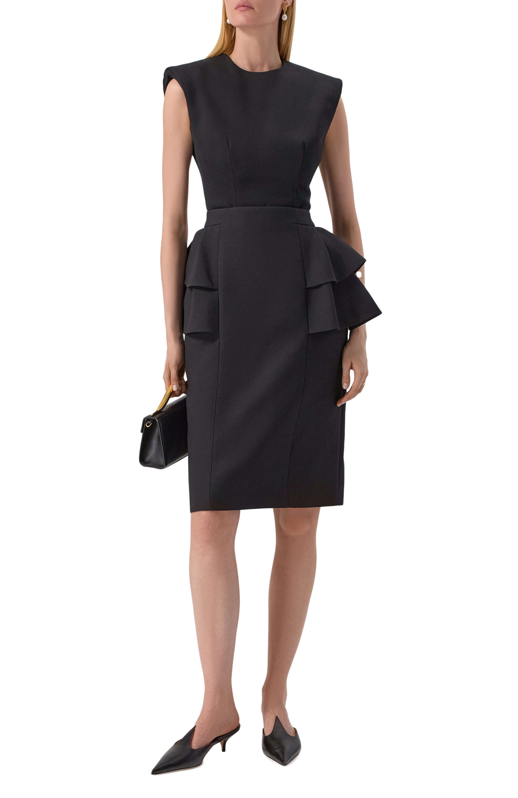 Юбка из шерсти и шелка VALENTINO, арт. 7B3RADJ5/1CF, фото 2