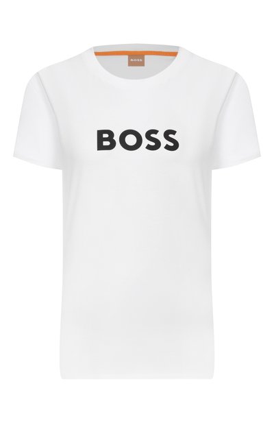 Женская хлопковая футболка BOSS ORANGE, арт. 50501139