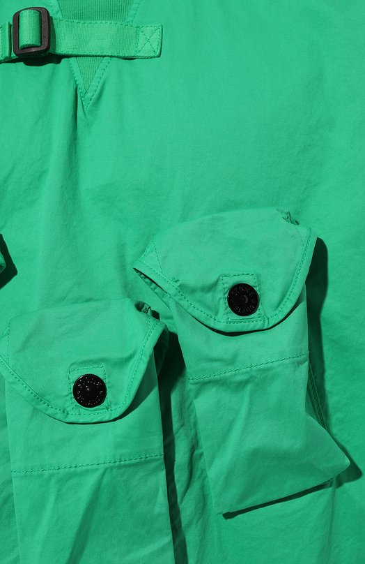 Хлопковый анорак Stone Island 751510110 Зелёный  751510110 Фото 5