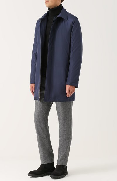 Пуховый плащ на молнии прямого кроя  ZILLI, арт. A0TIMB-30036/3500, фото 2