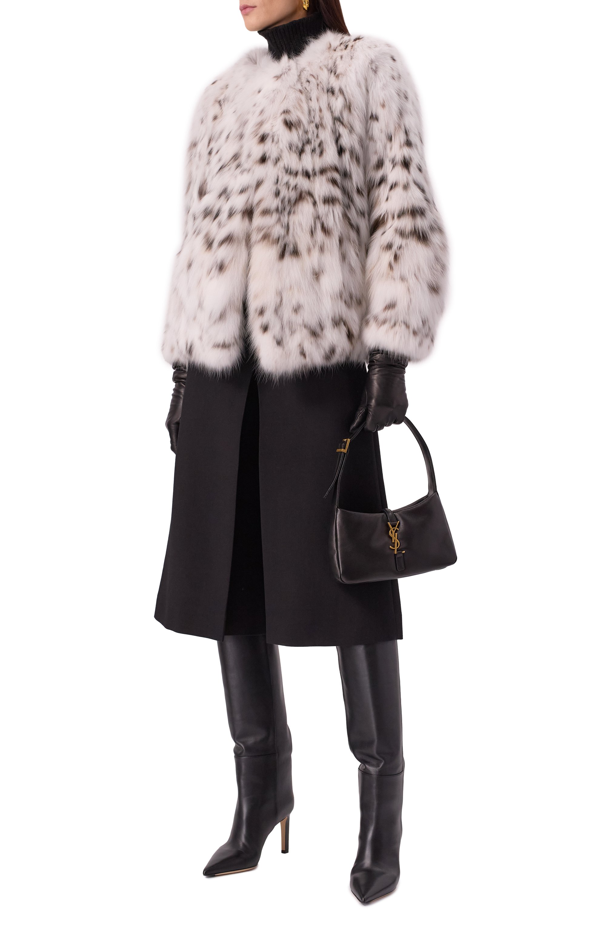 Сумка le 5 à 7 SAINT LAURENT черного цвета по цене 299500 руб., арт. 763419/AACX7, фото 7 Сумка le 5 à 7 SAINT LAURENT, арт. 763419/AACX7, фото 7