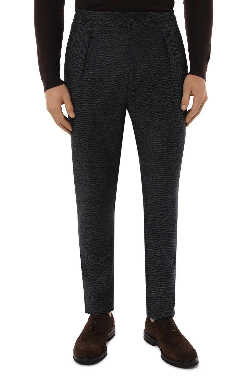 Брюки из шерсти и шелка MARCO PESCAROLO, арт. CHIAIA/5018, фото 3